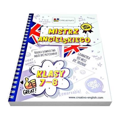 Mistrz angielskiego - kurs dla uczniów klas 7-8. Autor: Dwornik Paweł. SmakLiter.pl Okładka książki Mistrz angielskiego - kurs dla uczniów klas 7-8
