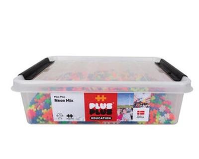 Mix w kolorze neonowym 3600 elementów. Wydawca: PLUS-PLUS. SmakLiter.pl Opakowanie Mix w kolorze neonowym 3600 elementów