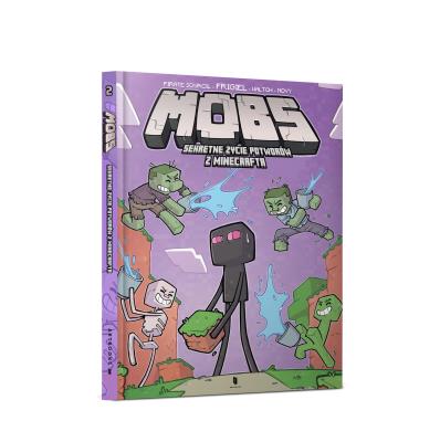 MOBS. Sekretne życie potworów z Minecrafta. Tom 2. Autor: Frigiel Pirate Sourcil. SmakLiter.pl Okładka książki MOBS. Sekretne życie potworów z Minecrafta. Tom 2