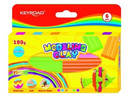 Opakowanie Modelina 30 g neon 6 kolorów
