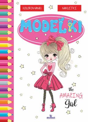 Modelki. Kolorowanka. Autor: Matusiak Monika. SmakLiter.pl Okładka książki Modelki. Kolorowanka