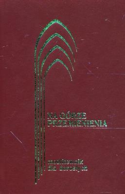 Okładka książki Modlitewnik dla dorosłych Na górze przemienienia bordowy