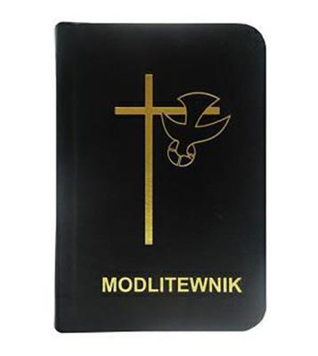 Okładka książki Modlitewnik mały złocony - czarny