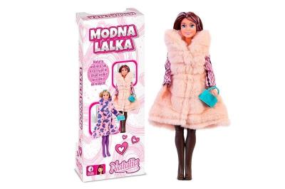Modna lalka Natalia 29cm. Wydawca: Artyk. SmakLiter.pl Opakowanie Modna lalka Natalia 29cm