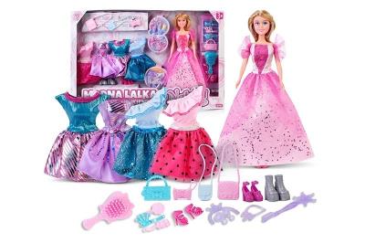 Opakowanie Modna lalka Natalia z zestawem sukienek 29 cm