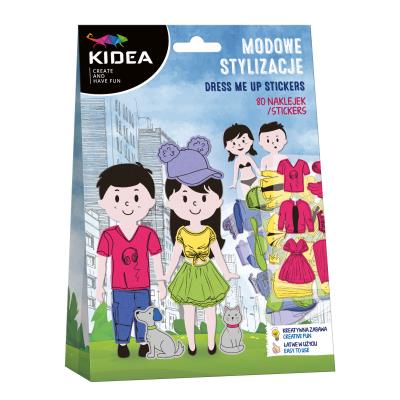 Opakowanie Modowe stylizacje 80 naklejek KIDEA