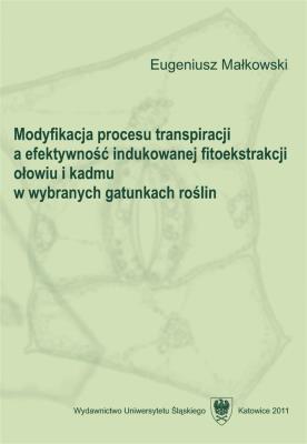 Okładka książki Modyfikacja procesu transpiracji a efektywność...