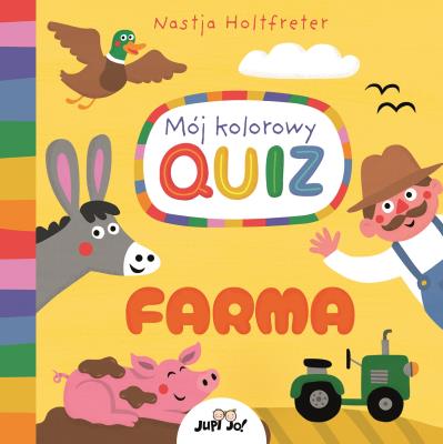 Okładka książki Mój kolorowy quiz. Farma