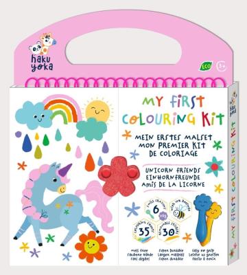 Mój pierwszy zestaw do kolorowania - Jednorożce. Wydawca: AVENIR. SmakLiter.pl Opakowanie Mój pierwszy zestaw do kolorowania - Jednorożce