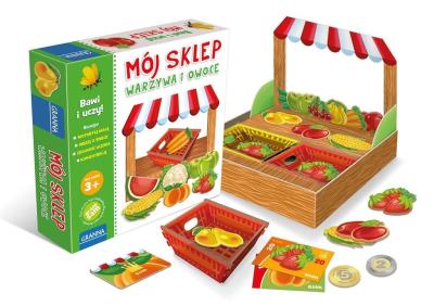 Mój Sklep: Warzywa i Owoce GRANNA. Wydawca: Granna. SmakLiter.pl Opakowanie Mój Sklep: Warzywa i Owoce GRANNA