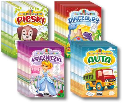 Okładka książki Moja kolorowanka 60szt MIX