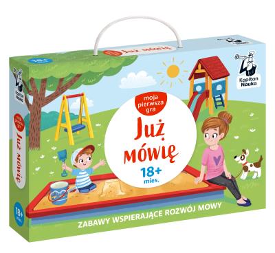 Okładka książki Moja pierwsza gra Już mówię Kapitan Nauka