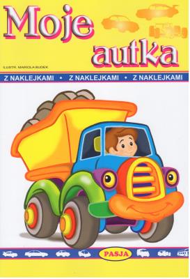 Moje autka. Autor: Mariola Budek. SmakLiter.pl Okładka książki Moje autka