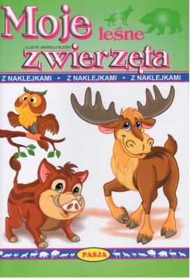 Moje leśne zwierzęta. Autor: Mariola Budek. SmakLiter.pl Okładka książki Moje leśne zwierzęta