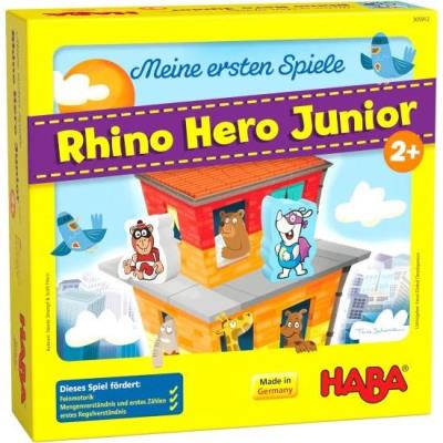 Moje pierwsze gry - Rhino Hero Junior. Wydawca: Haba. SmakLiter.pl Opakowanie Moje pierwsze gry - Rhino Hero Junior