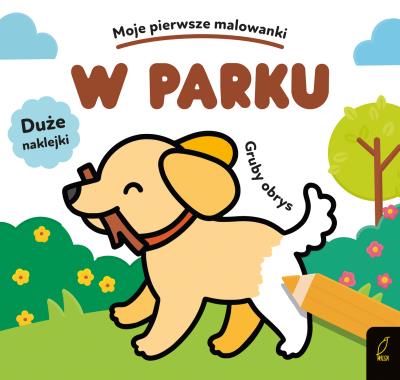 Okładka książki Moje pierwsze malowanki. W parku. Gruby obrys