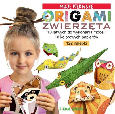 Okładka książki Moje pierwsze origami. Zwierzęta