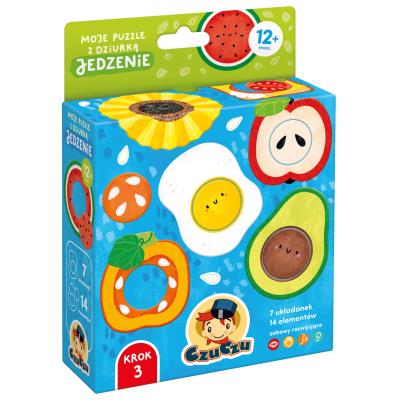 Okładka książki Moje puzzle z dziurką Jedzenie CzuCzu