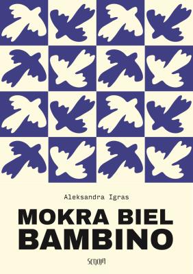 Mokra biel Bambino. Autor: Aleksandra Igras. SmakLiter.pl Okładka książki Mokra biel Bambino