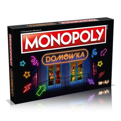 Monopoly Domówka. Wydawca: Winning Moves. SmakLiter.pl Opakowanie Monopoly Domówka