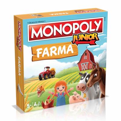 Monopoly Junior Farma. Wydawca: Winning Moves. SmakLiter.pl Opakowanie Monopoly Junior Farma