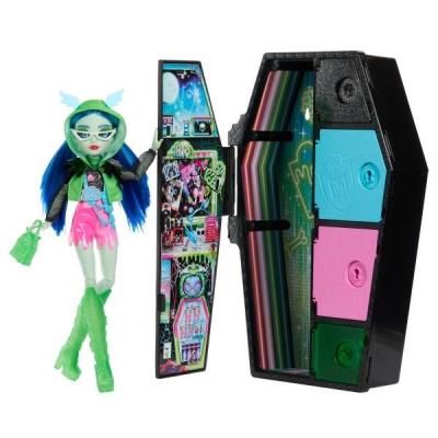 Opakowanie Monster High Staszysekrety Ghoulia Yelps neon