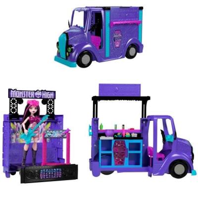 Opakowanie Monster High. Zestaw Koncertowy Food Truck + Lalka