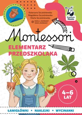 Okładka książki Montessori Elementarz przedszkolaka 4-6 lata