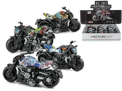 Motocykl 1:32 metalowy MIX. Wydawca: ADAR. SmakLiter.pl Opakowanie Motocykl 1:32 metalowy MIX