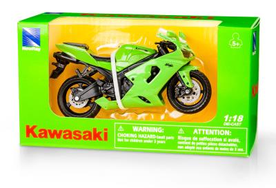Opakowanie Motocykl Ninja ZX-6RR w skali 1:18