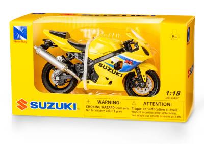 Opakowanie Motocykl Suzuki GSX R600 w skali 1:18