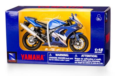 Opakowanie Motocykl Yamaha YZF-R6 w skali 1:18