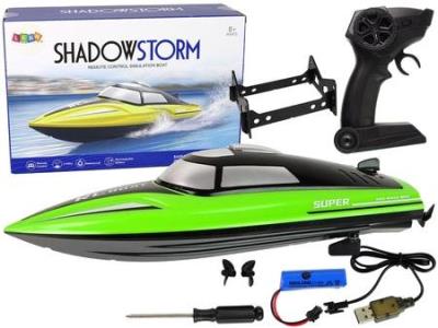 Opakowanie Motorówka R/C 2,4G zielona z podstawką