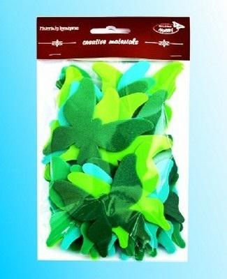 Opakowanie Motyle tonacja zielona 52szt