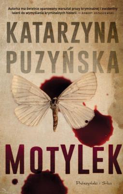 Motylek. Autor: Katarzyna Puzyńska. SmakLiter.pl Okładka książki Motylek