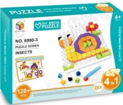 Opakowanie Mozaika 128 el. + 1 płytka - insekty