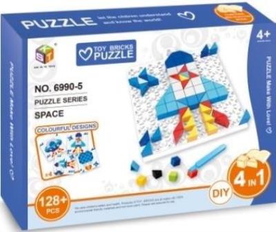 Opakowanie Mozaika 128 el. + 1 płytka - kosmos