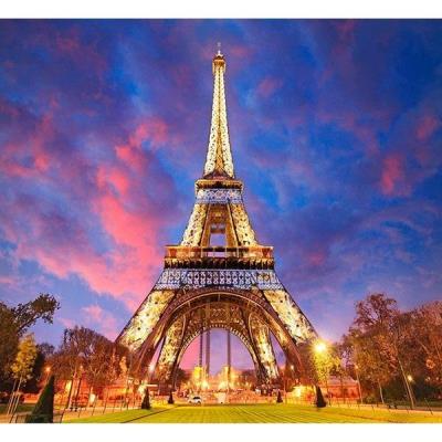 Opakowanie Mozaika diamentowa 5D - Wieża Eiffla nocą 40x30cm