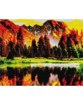 Opakowanie Mozaika diamentowa - Jesienny las 40x50cm