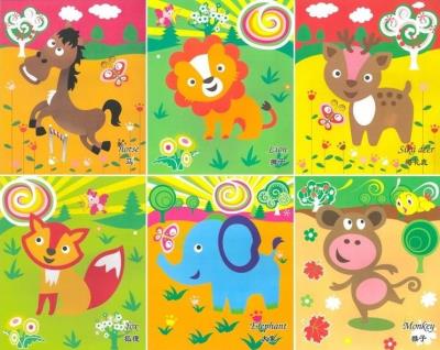 Opakowanie Mozaika papierowa Tangle 6szt 01