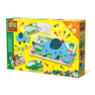 Mozaika układanka zwierzęta. Wydawca: SES Creative. SmakLiter.pl Opakowanie Mozaika układanka zwierzęta