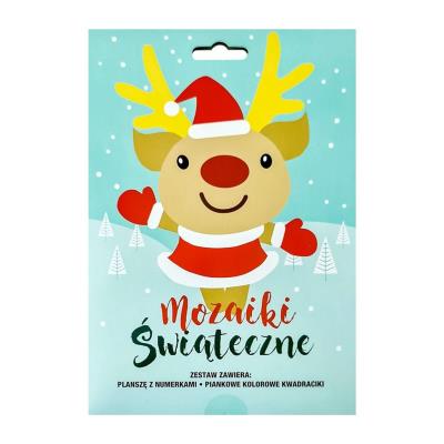 Opakowanie Mozaika z pianki DIY Renifer