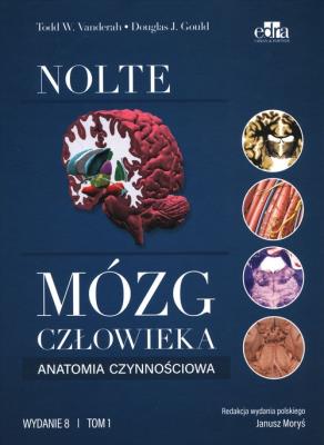 Okładka książki Mózg człowieka. Anatomia czynnościowa mózgowia Tom 1