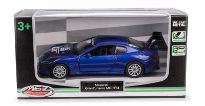 Okładka książki MSZ 1:43 Maserati GranTurismo MC GT4/67355/blue
