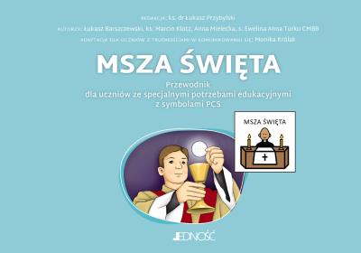 Msza Święta P. Autor: Barszczewski Łukasz, Marcin Klotz, Mielecka Anna, Turko Ewelina Anna. SmakLiter.pl Okładka książki Msza Święta P