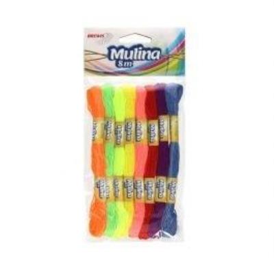 Opakowanie Mulina neonowa 8m 8szt