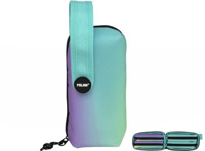 Opakowanie Multipiórnik owalny z 4 piórnikami Milan sunset zielony