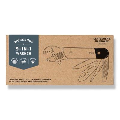 Opakowanie Multitool z kluczem nastawnym Kraft