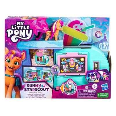 Opakowanie MY LITTLE PONY Sunny Starscout i ciężarówka ze Smoothie, pojazd z figurką