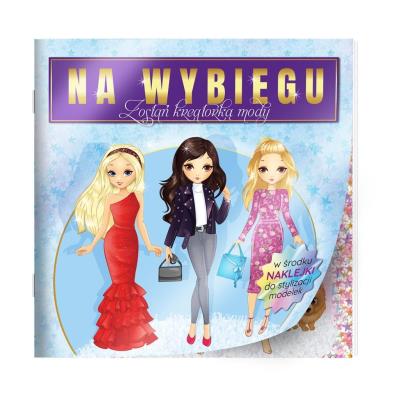 Okładka książki Na wybiegu Modelki z naklejkami